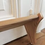 Vintage raw wood shelf