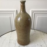 Ceramic bottle / stoneware / pottery vintage 70s signed