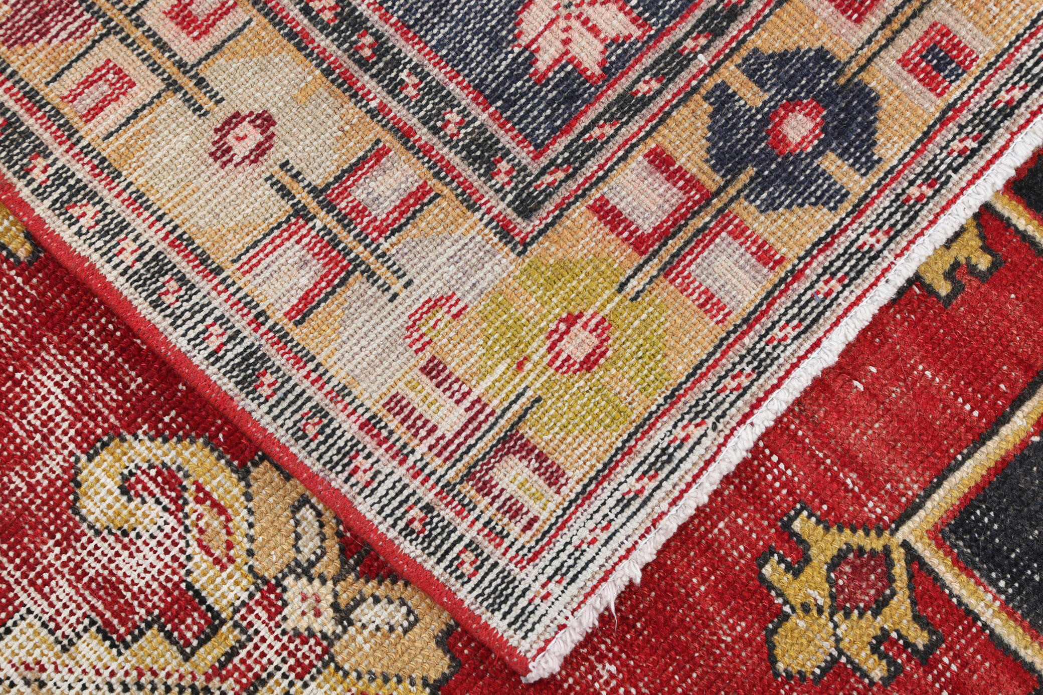 248x123cm red handmade turkish rug