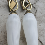 Pair of wall lamps, lunel edition, 1961 paris, vintage 50s, 60s.