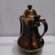 Jersey earthenware teapot - bronze color