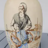 Ceramic vase by Cazalas