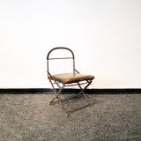 Military field folding seat of the early 900s.