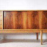Walnut veneer sideboard by Bytomskie Zaklady, Polish Mid-Century 1960s