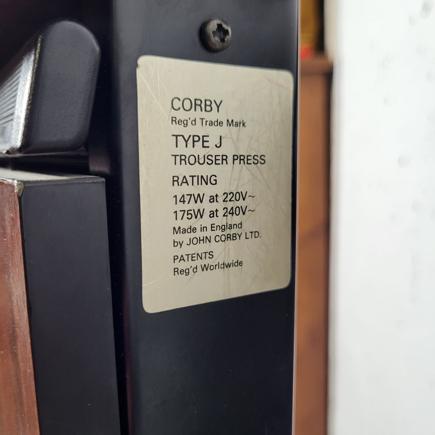 Valet de chambre Corby