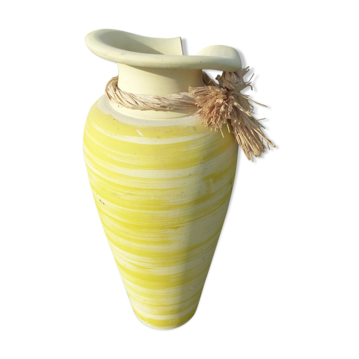 Terracotta vase "wheat field"