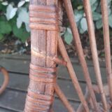 Vintage rattan armchair