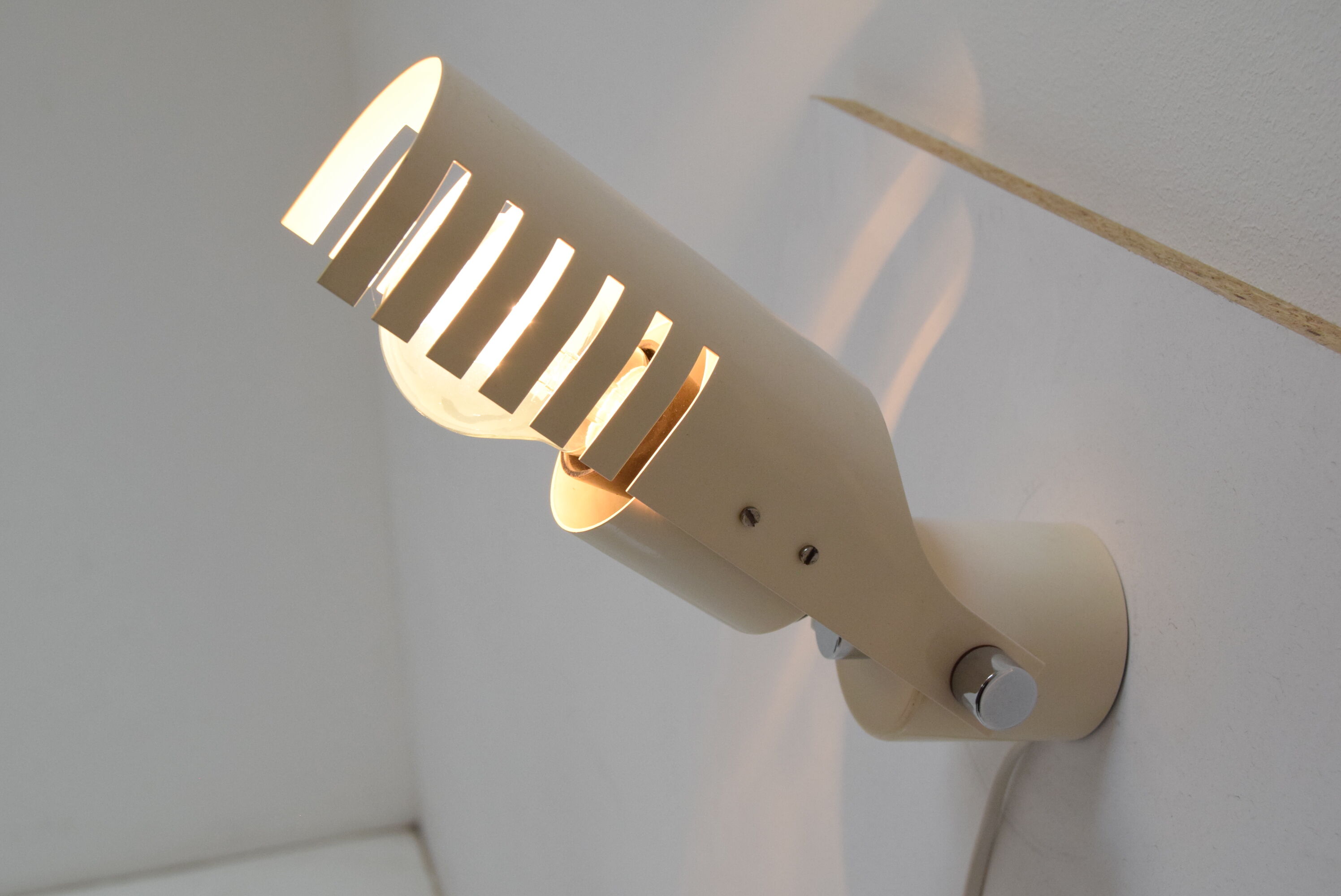 Mid-century Adjustable Wall Lamp by Jilove u Decina, 1970's.