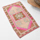 Handmade Wool İn Vintage Door Mat Rug