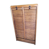 Double curtain binder in oak 1950