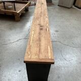 Old piece of furniture transformed into a TV stand