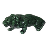 Ceramic Lion Sculpture Art Deco model Charles Lemanceau France years