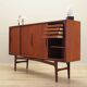 Buffet haut en teck, design danois, années 1970, fabrication : Danemark
