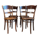 4 thonet bistro chairs circa 1910