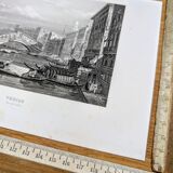 Venice, Italy, Vintage Engraving, 1841 Authentic.