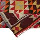 Turkish Handwoven Vintage Herki Kilim 102 cm x 320 cm