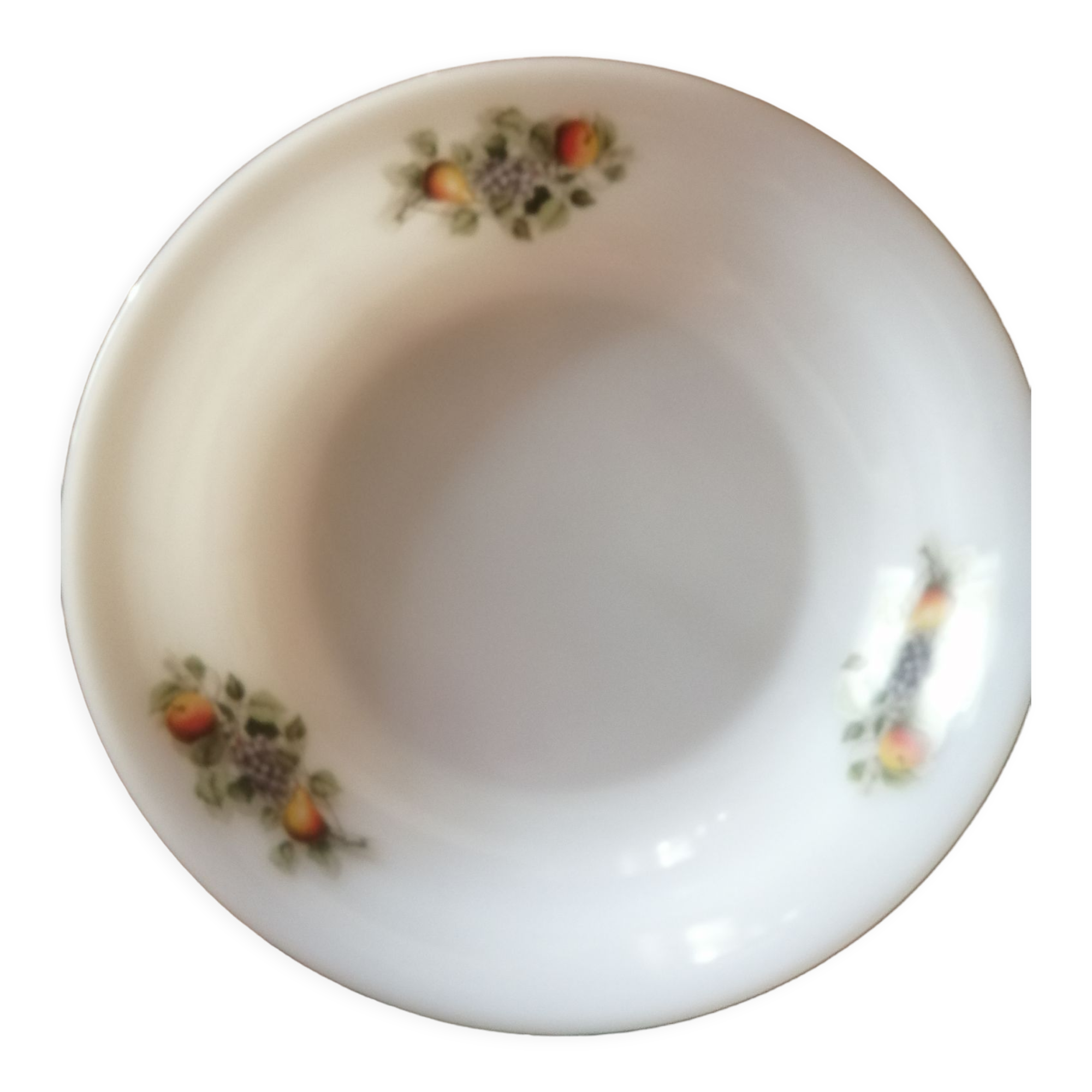 PLAT DE SERVICE Saladier Arc Arcopal France Fleurs Bleues H 9,3 D 21,5 Cm N2 EUR 22,90 - FR