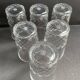 6 Baccarat tortoiseshell mugs