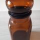 Bocal verre ambré