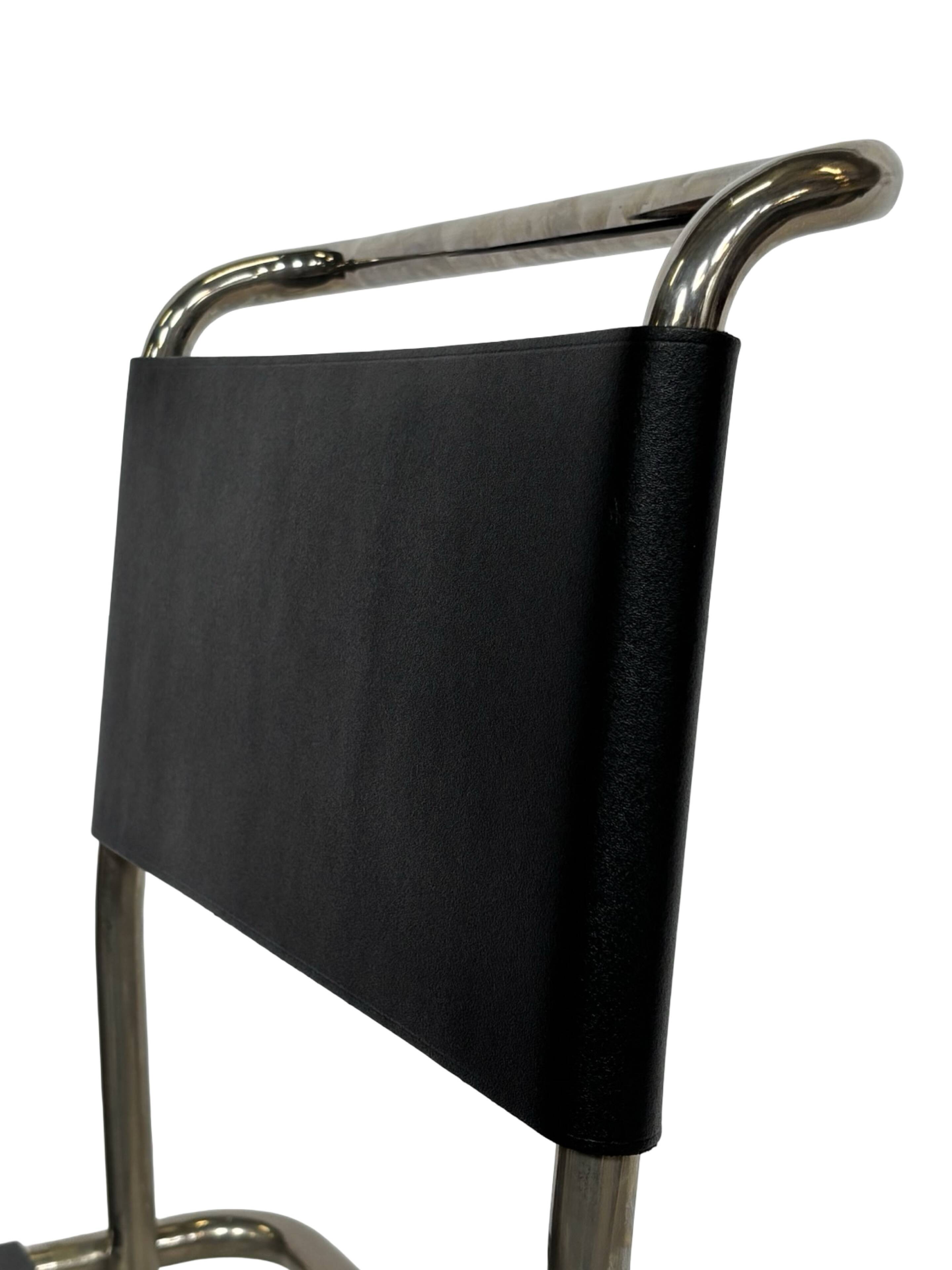 Set of 6 B5/B40 Chairs with Tubular Frame attributed to Marcel Breuer