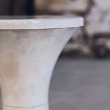 White Tam Tam stool by Henri Massonnet for Stamp, 1970