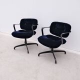 Pair of “mod. 2038” chairs by hannah & morrison for knoll, 1970
