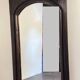 Antique Decorative Mirror Solid Oak Wood Frame Molded Vintage Art