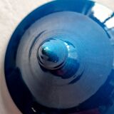 Turquoise blue vegetable bowl