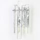 Superb Crystal Stem Wall Lights by Kinkeldey, Germany, 1970s