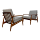 1960s vintage Danish mid-century teak armchair