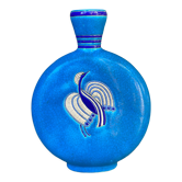 Glazed earthenware gourd vase for primavera, longwy