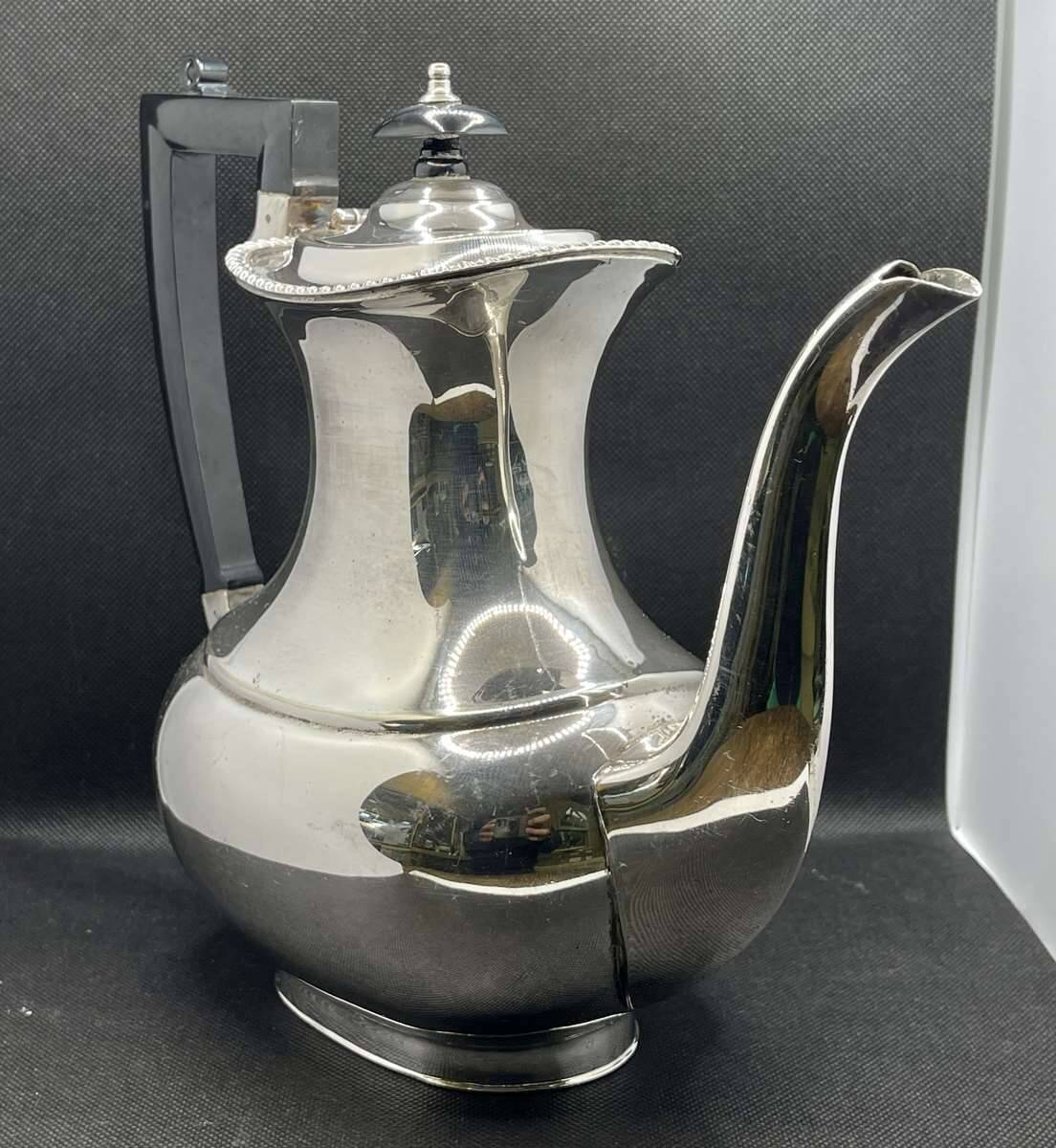 English silver metal jug from the 1930s