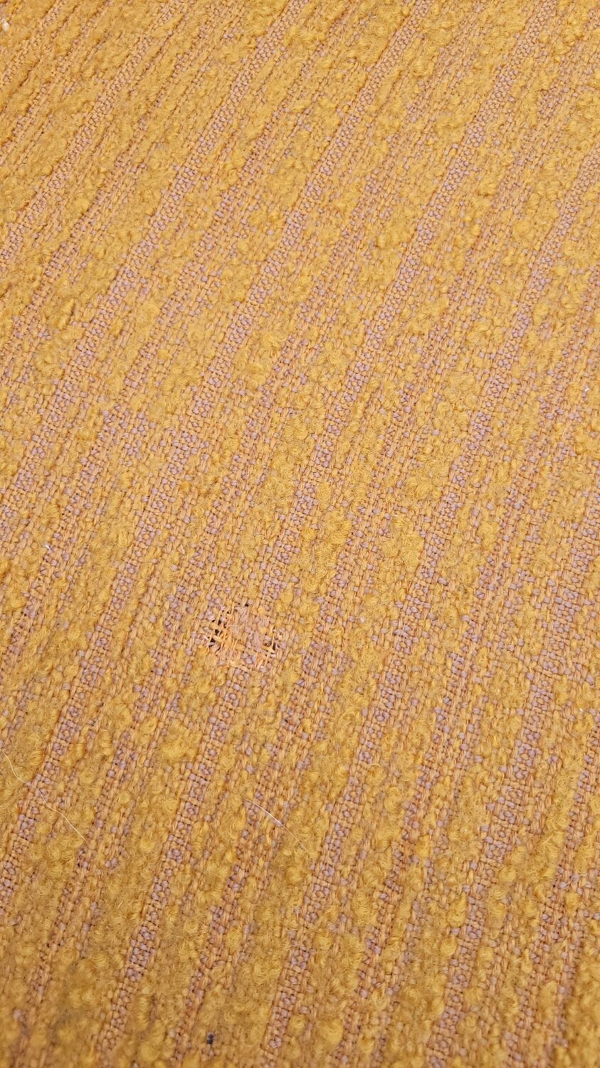 Salon canapé, 2 fauteuils et table basse en rotin vintage fabrication 1950