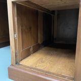 1950s walnut counter or desk