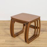 Tables gigognes en teck du milieu du siècle de Parker Knoll, années 1960, Royaume-Uni, lot de 3
