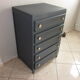 anthracite grey vintage dresser
