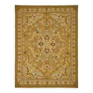 Turkish Handknotted Wool Oushak Rug 267 cm x 341 cm