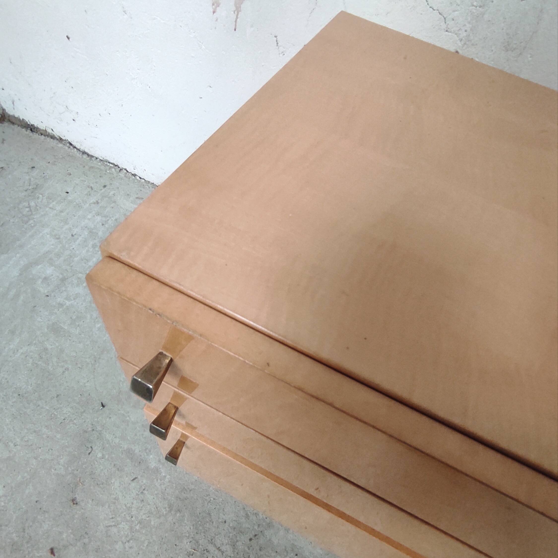 Pair of blond furniture, 1960