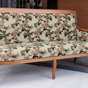 Old cherry wood bench