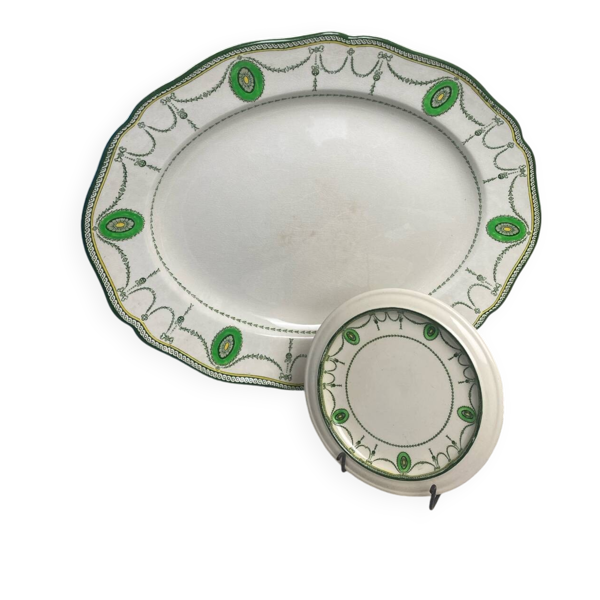 Grand plat Royal Doulton modèle comtesse ancien