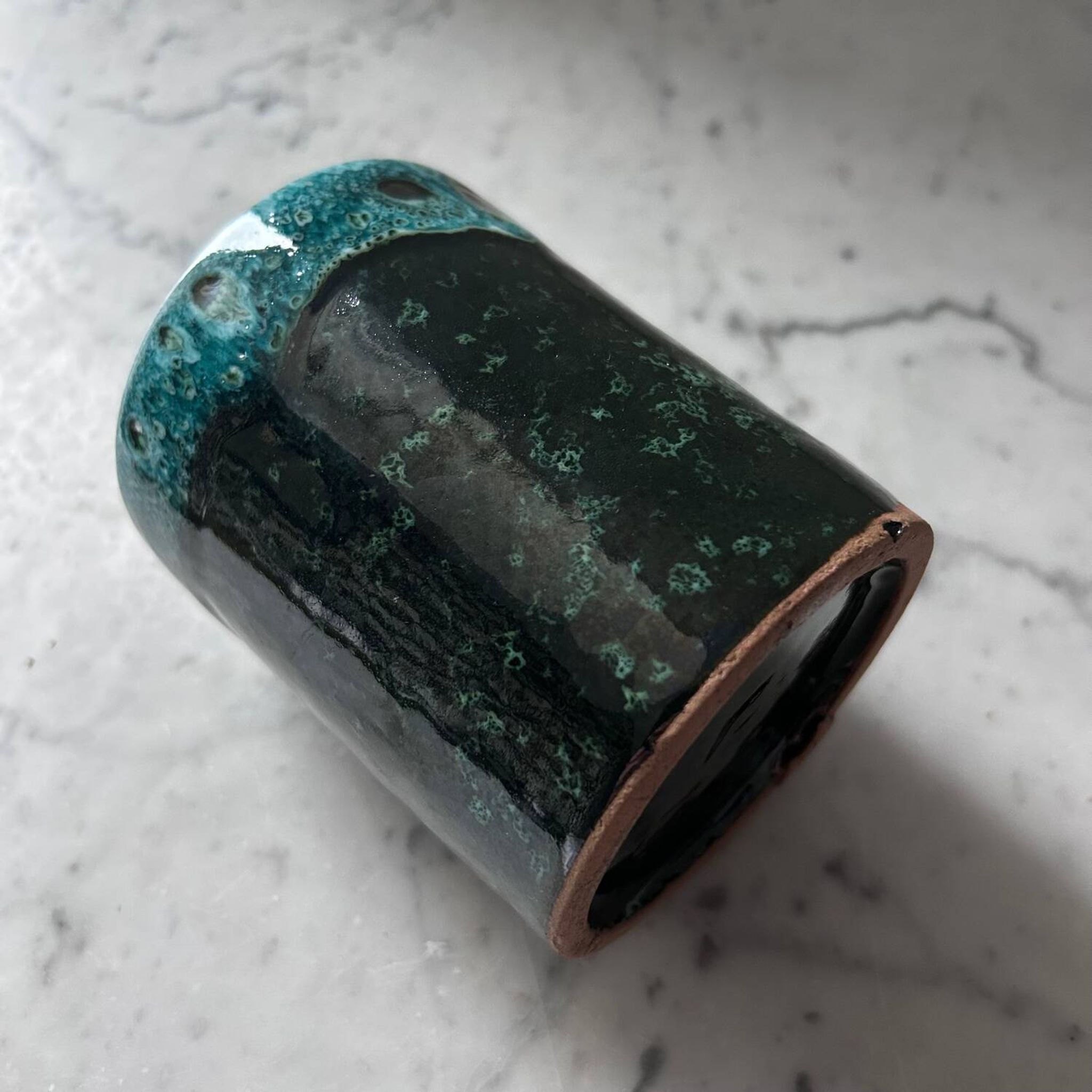 Pot cylindre émeraude 