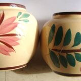 Paire de vases boule Keraluc Quimper