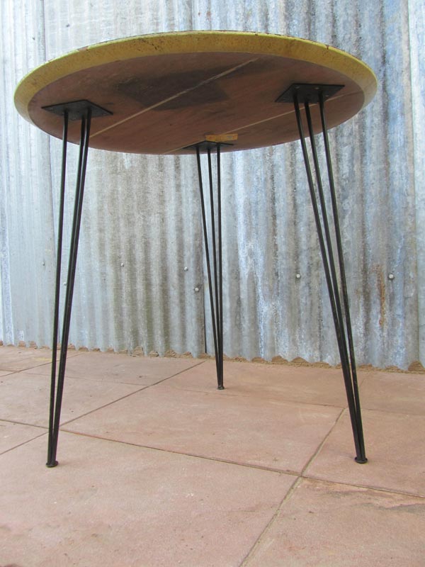 Table round blue imexcotra formica 1950