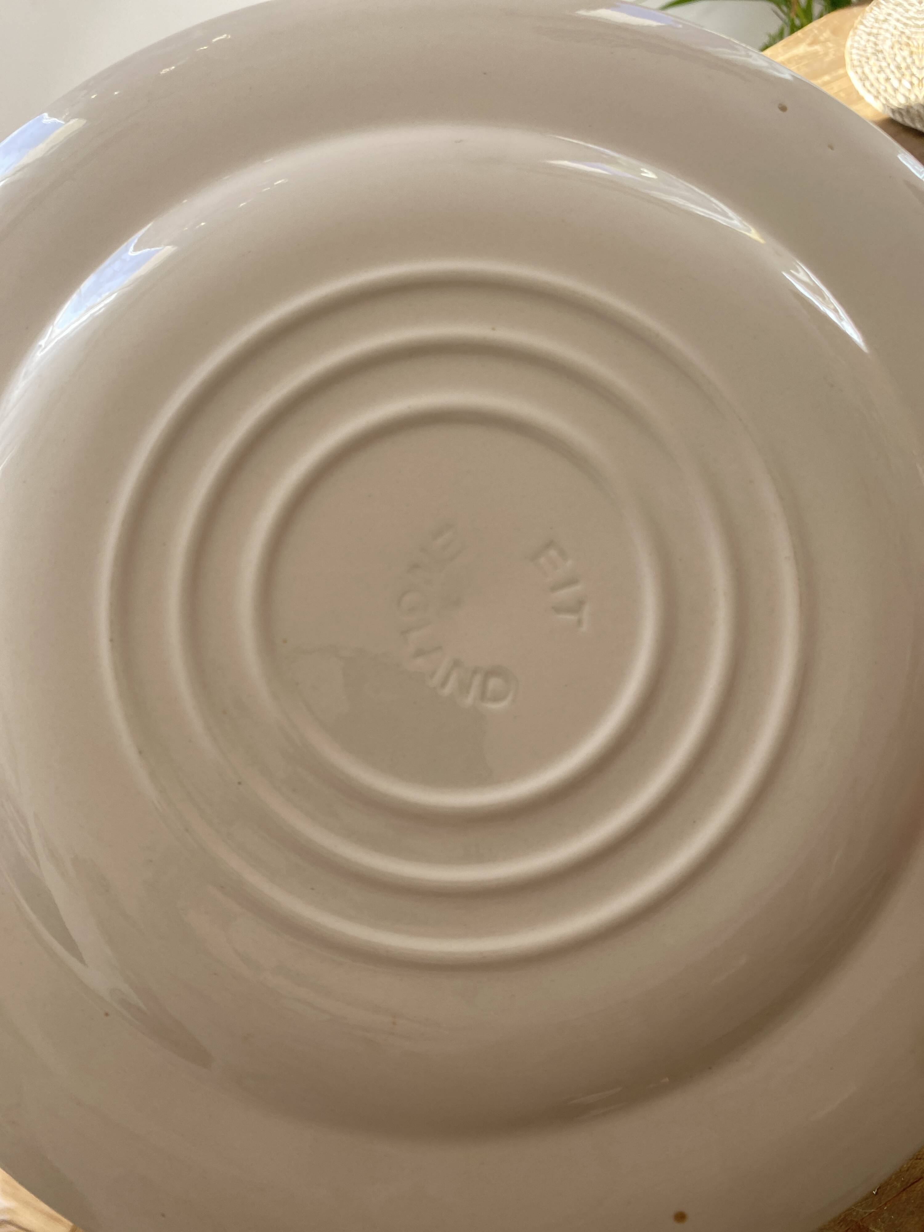 Ironstone dinner plate