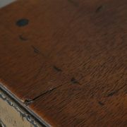 Table d'appoint roulante vintage 50 bois et métal