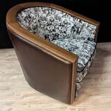 Art Deco swivel armchair