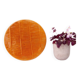 Plat rond Val d'or Gien