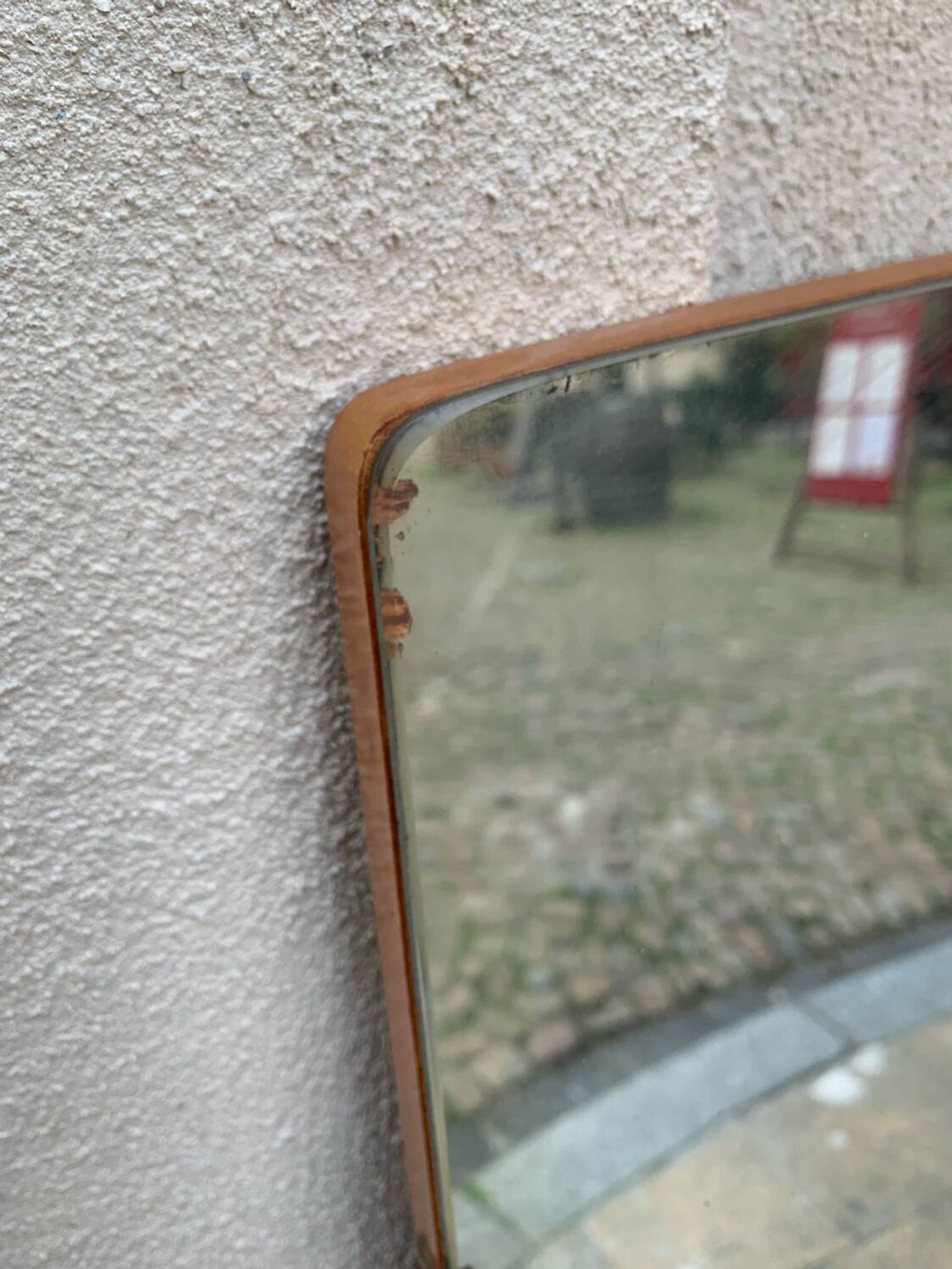 Grand miroir vintage à poser
