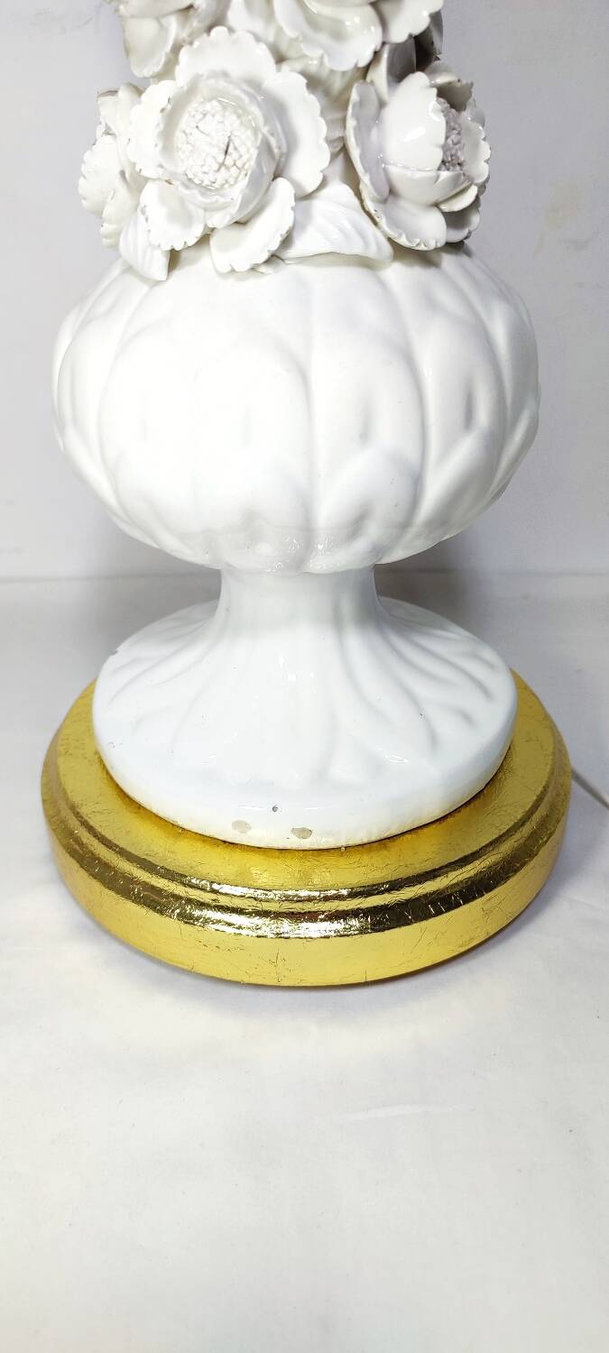 Lámpara de mesa de cerámica de Manises. España, 1970s.