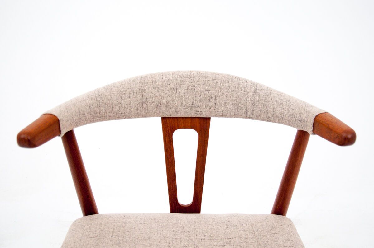 Two teak chairs, danish design, 1960s